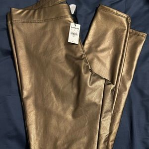 Express High Waisted Faux Leather Leggings